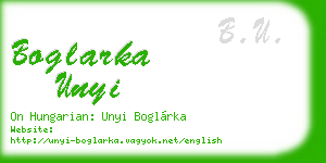 boglarka unyi business card